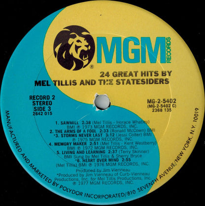 24 Great Hits By Mel Tillis And The Statesiders - secondary