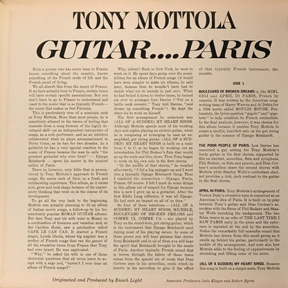 Tony Mottola - Guitar....Paris