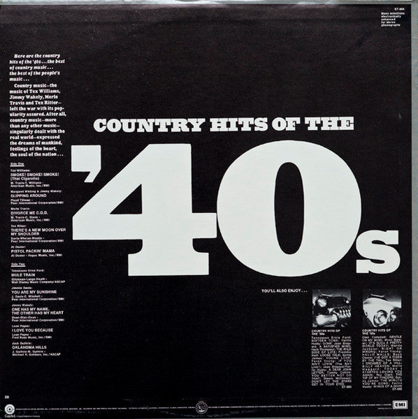 Country Hits Of The '40s - secondary