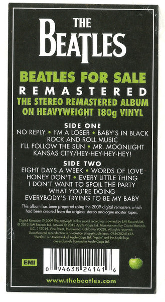 Beatles For Sale - secondary