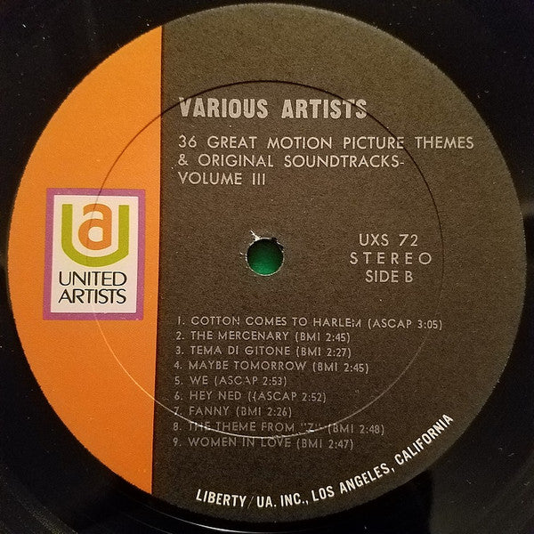 36 Great Motion Picture Themes And Original Soundtracks: Volume 3 - secondary