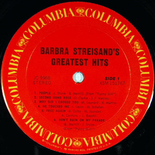 Barbra Streisand's Greatest Hits - secondary