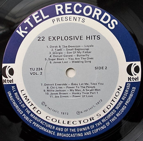 22 Explosive Hits, Vol 2 - secondary