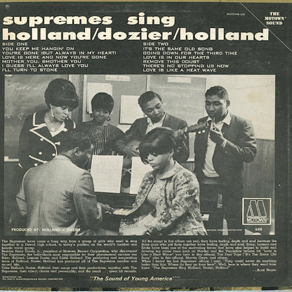 The Supremes Sing Holland-Dozier-Holland - secondary