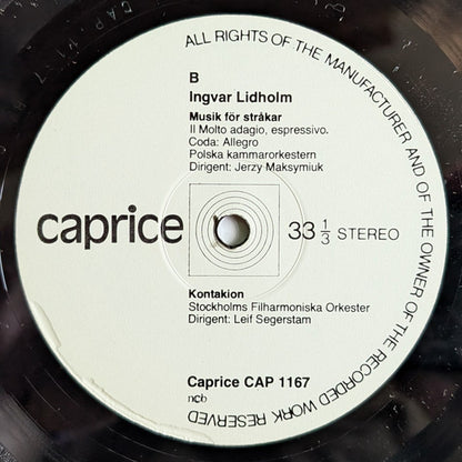 Musik För Stråkar / Greetings From An Old World / Kontakion - secondary