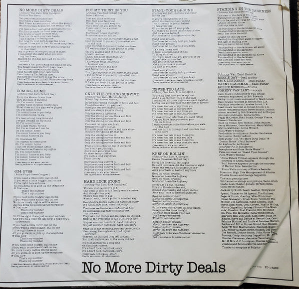 No More Dirty Deals - secondary