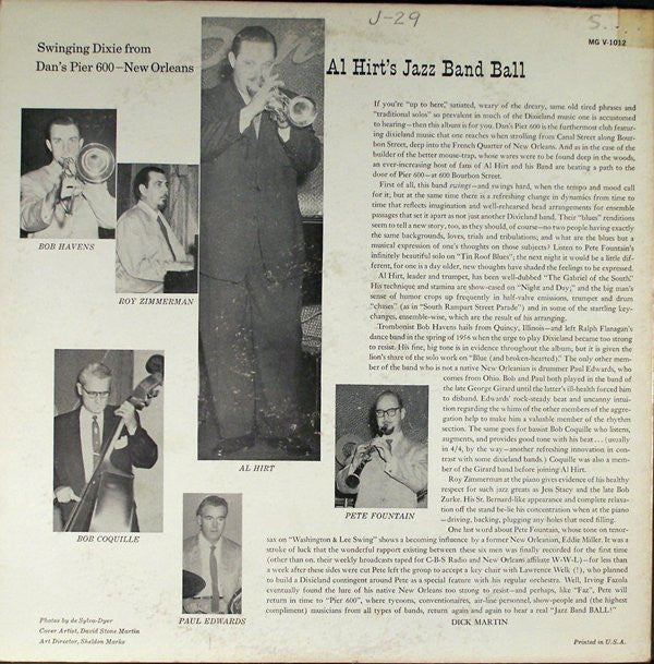 Al Hirt And His Band - Al Hirt's Jazz Band Ball