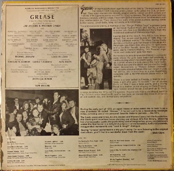 Grease - The Original Broadway Cast Album - secondary