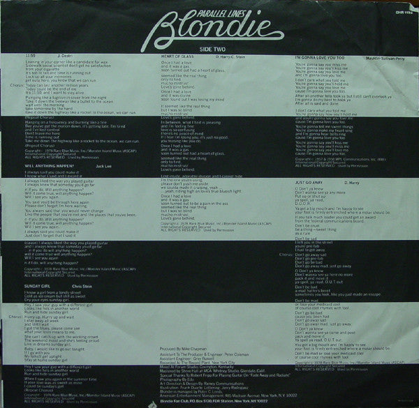 Parallel Lines - secondary