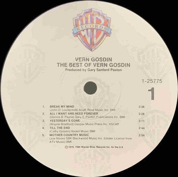 The Best Of Vern Gosdin - secondary