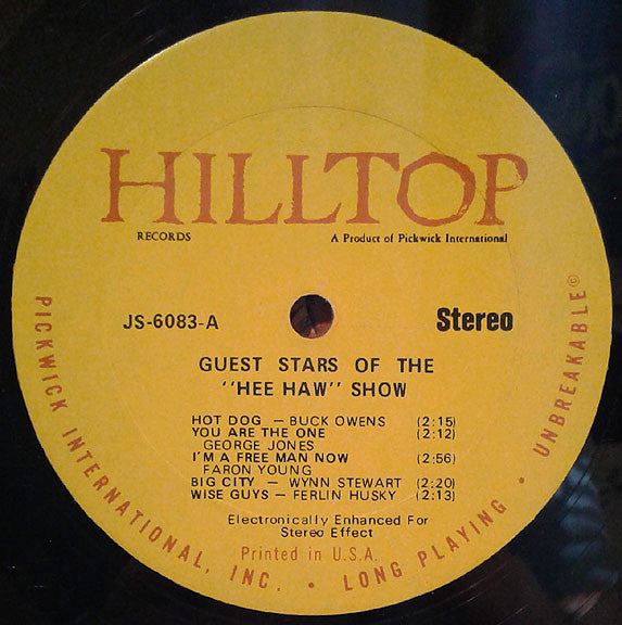 Guest Stars Of The "Hee-Haw" Show - secondary
