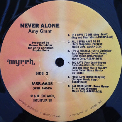 Never Alone - secondary