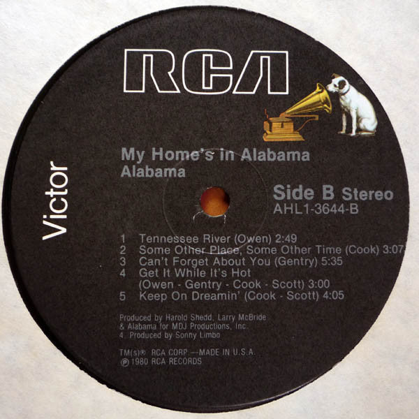 My Home's In Alabama - secondary