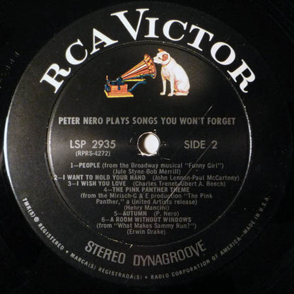 Peter Nero - Peter Nero Plays Songs You Won't Forget