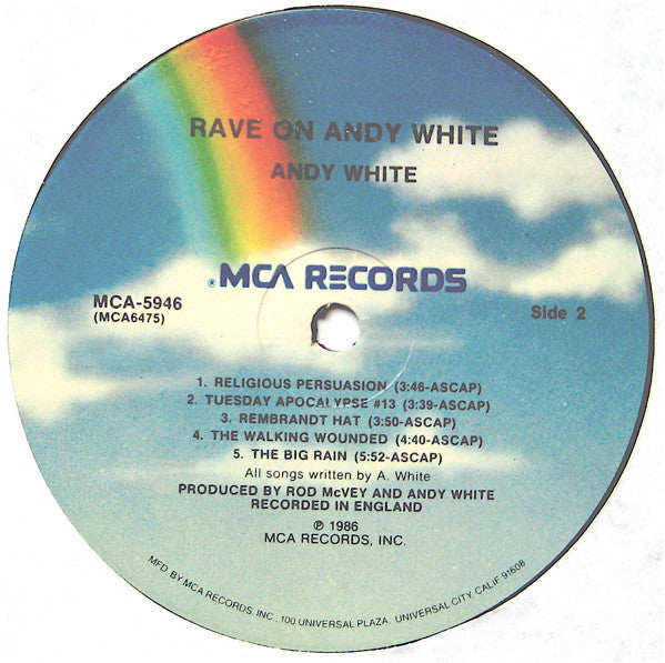 Rave On Andy White - secondary