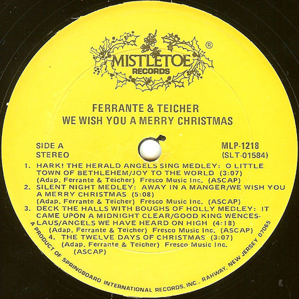Ferrante & Teicher - We Wish You A Merry Christmas