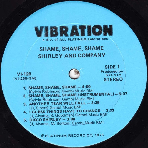 Shame Shame Shame - secondary