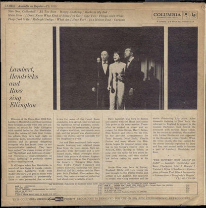 Lambert, Hendricks & Ross, The Ike Isaacs Trio - Sing Ellington
