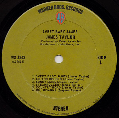 Sweet Baby James - secondary