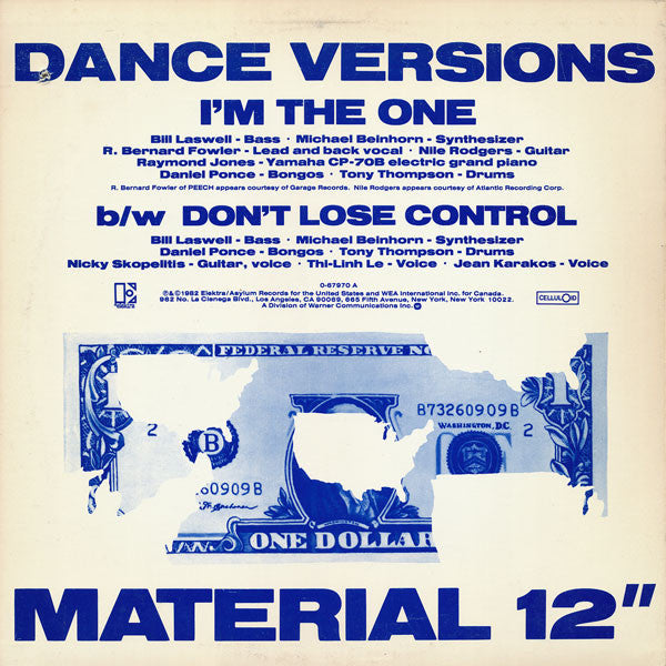 I'm The One / Don't Lose Control (Dance Versions) - secondary