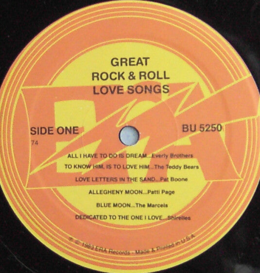Great Rock & Roll Love Songs - secondary