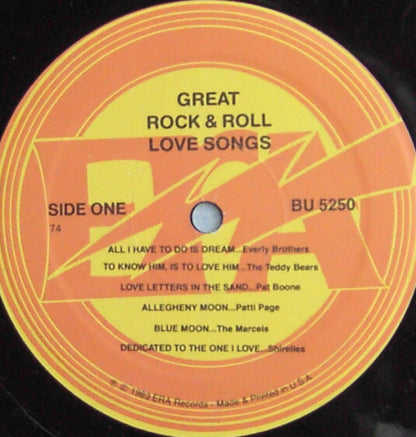 Great Rock & Roll Love Songs - secondary
