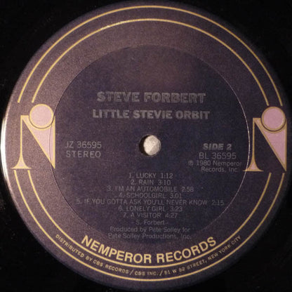 Steve Forbert - Little Stevie Orbit