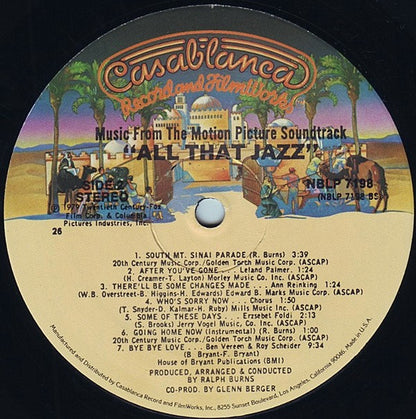 All That Jazz - Music From The Original Motion Picture Soundtrack - secondary