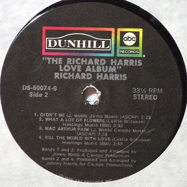 The Richard Harris Love Album - secondary