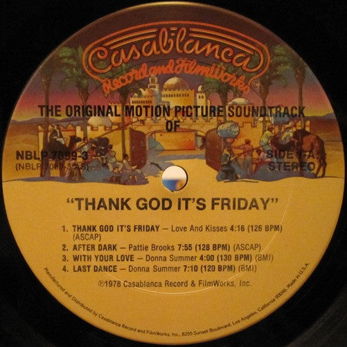 Thank God It's Friday (The Original Motion Picture Soundtrack) - secondary