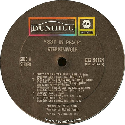 Rest In Peace - secondary