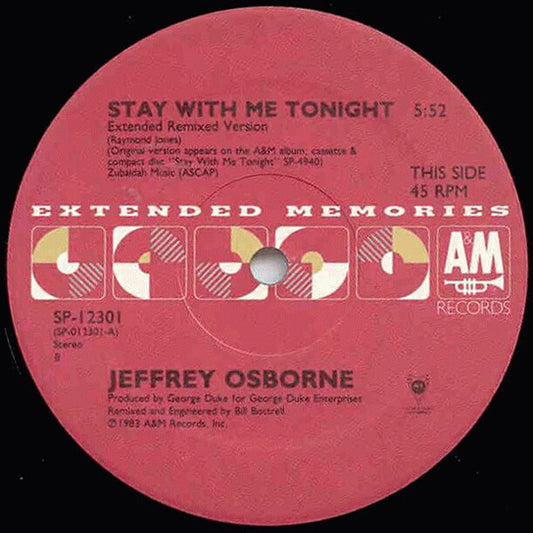 Stay With Me Tonight / Plane Love - primary