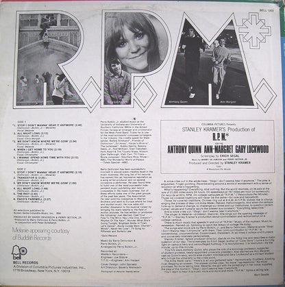 R.P.M.* (*Revolutions Per Minute) (Soundtrack From The Motion Picture) - secondary