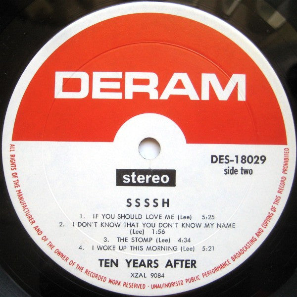 Ten Years After - Ssssh.