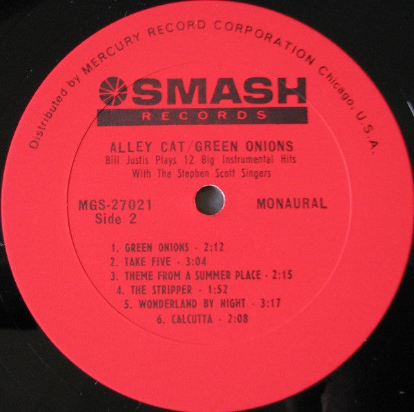 Alley Cat / Green Onions: Bill Justis Plays 12 Big Instrumental Hits - secondary