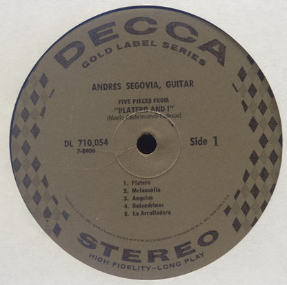 Andrés Segovia - Five Pieces From "Platero And I"