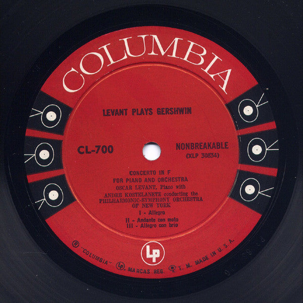 Levant Plays Gershwin - secondary