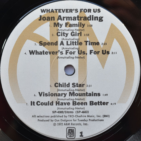 Joan Armatrading - Whatever's For Us