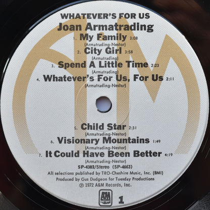 Joan Armatrading - Whatever's For Us