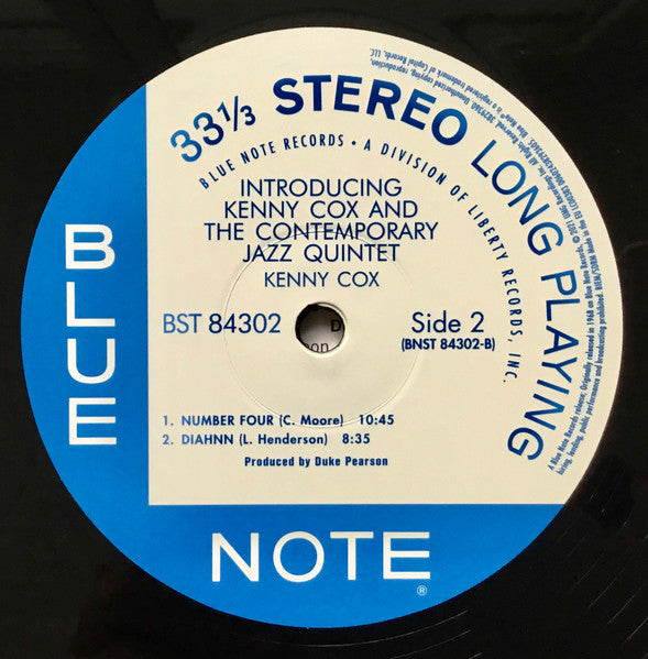 Introducing Kenny Cox And The Contemporary Jazz Quintet - secondary