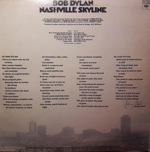 Nashville Skyline - secondary