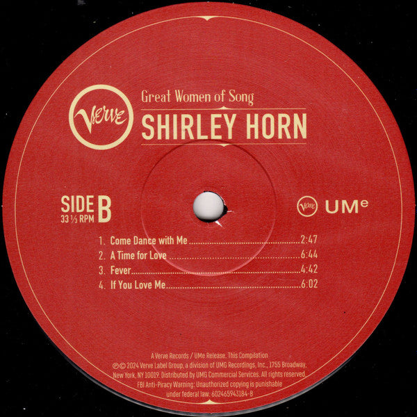 Great Women Of Song: Shirley Horn - secondary