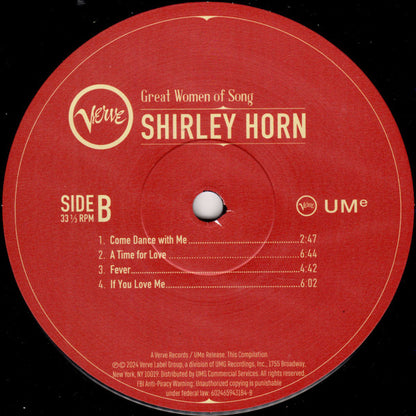 Great Women Of Song: Shirley Horn - secondary