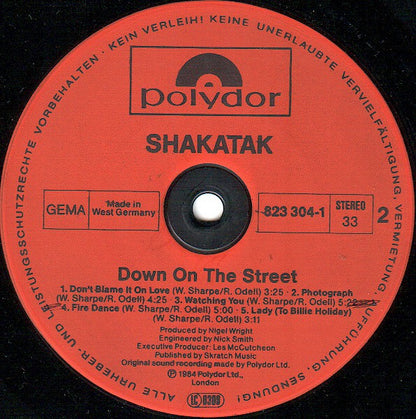 Down On The Street - secondary