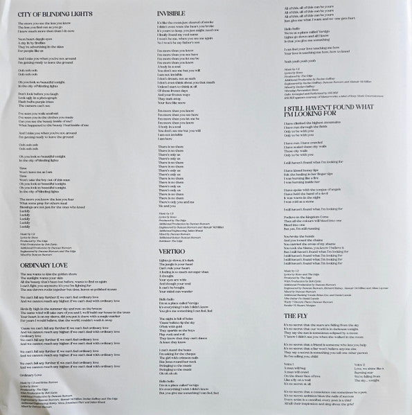 Songs Of Surrender - secondary