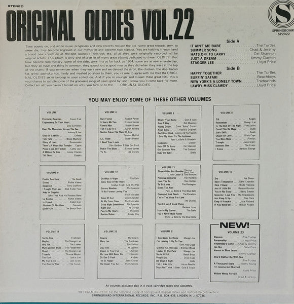 Original Oldies Vol. 22 - secondary