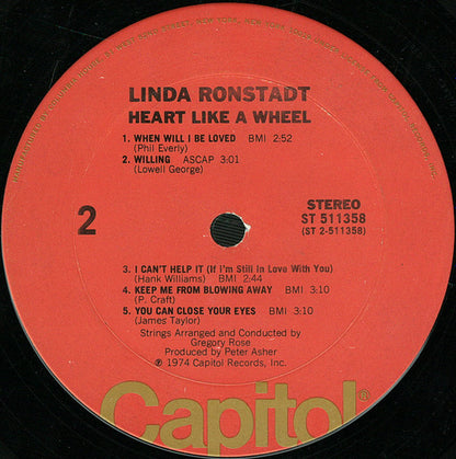 Heart Like A Wheel - secondary