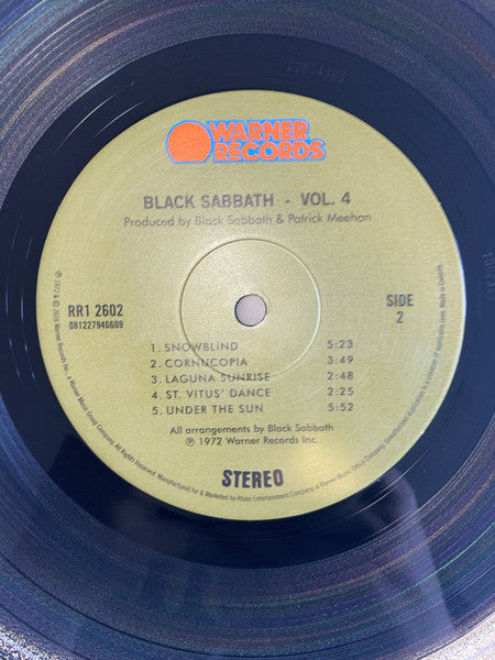 Black Sabbath Vol 4 - secondary