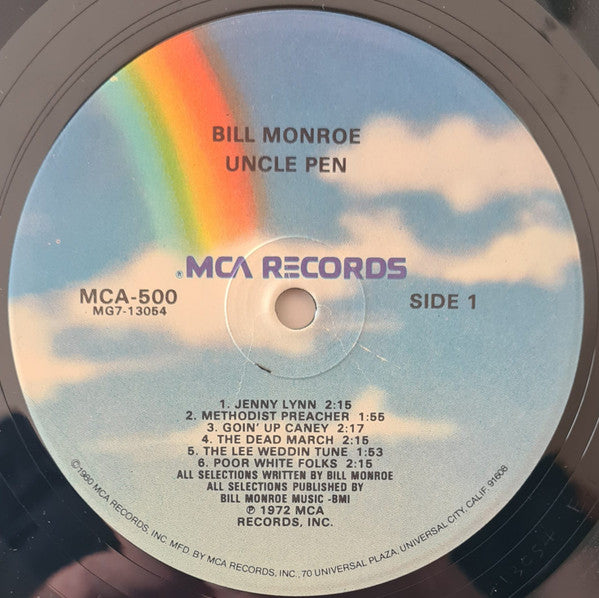 Bill Monroe's Uncle Pen - secondary