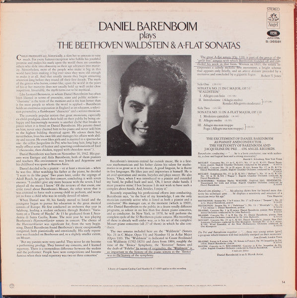 Daniel Barenboim, Ludwig van Beethoven - Beethoven Sonatas No. 21 In C, Op.53 ("Waldstein") - No. 31 In A Flat, Op.110